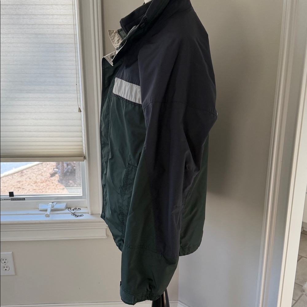 Columbia Bugaboo Fleece Interchange jacket in green and gray, Large, VGUC - Picture 7 of 13